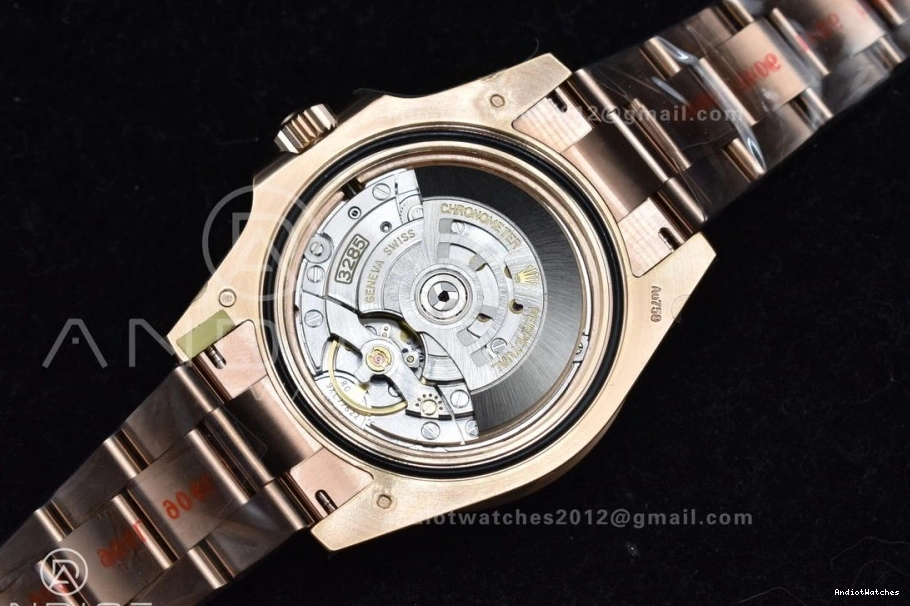 SS 864 ARF Edition II 1:1 CHS GMT Master New RG on SH3285 Bracelet 126715 CHNR 904L WrinkleFree Best 0325